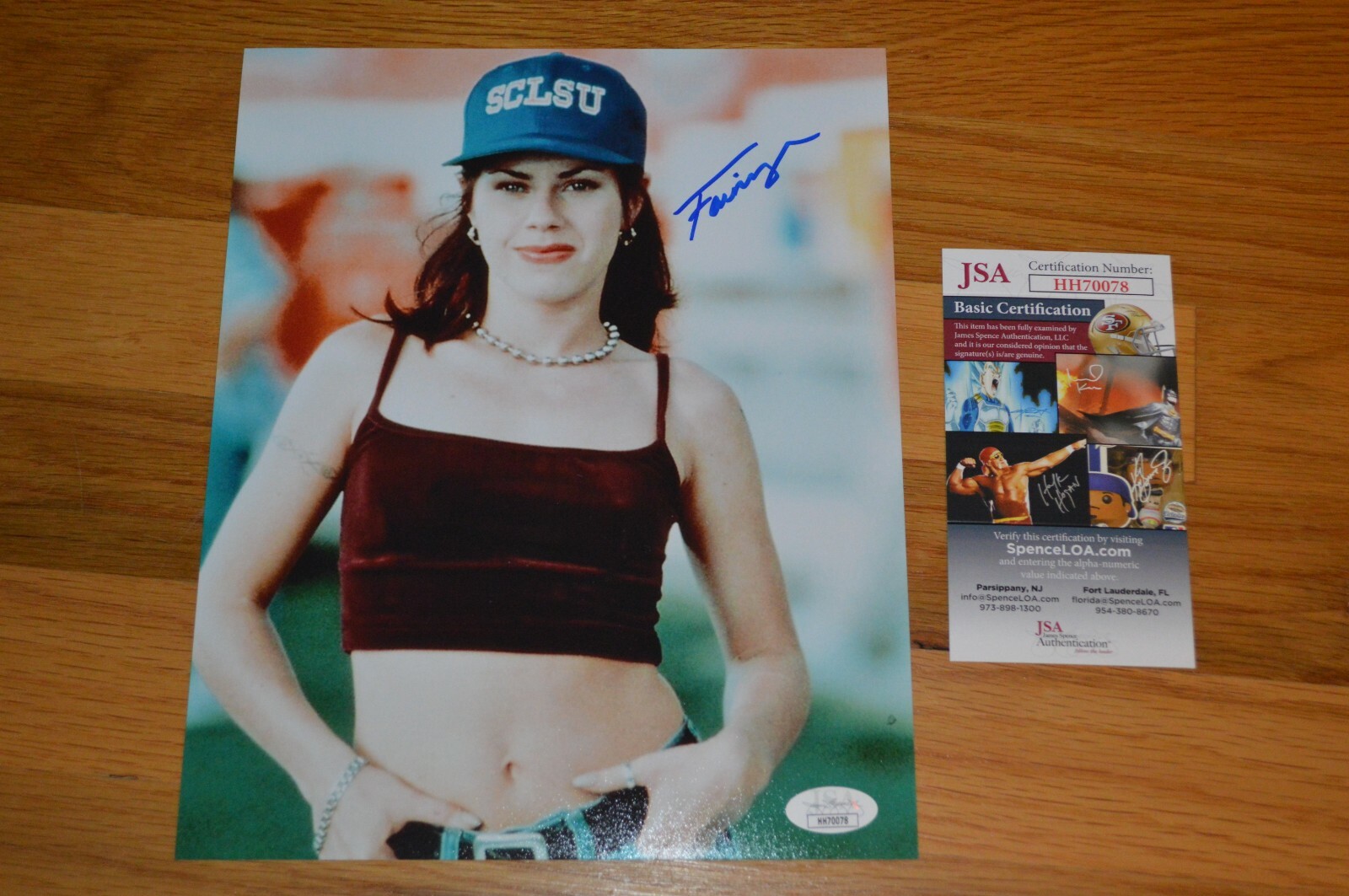 The Waterboy ~ Fairuza Balk Autographed Color 8×10 Photo James Spence COA