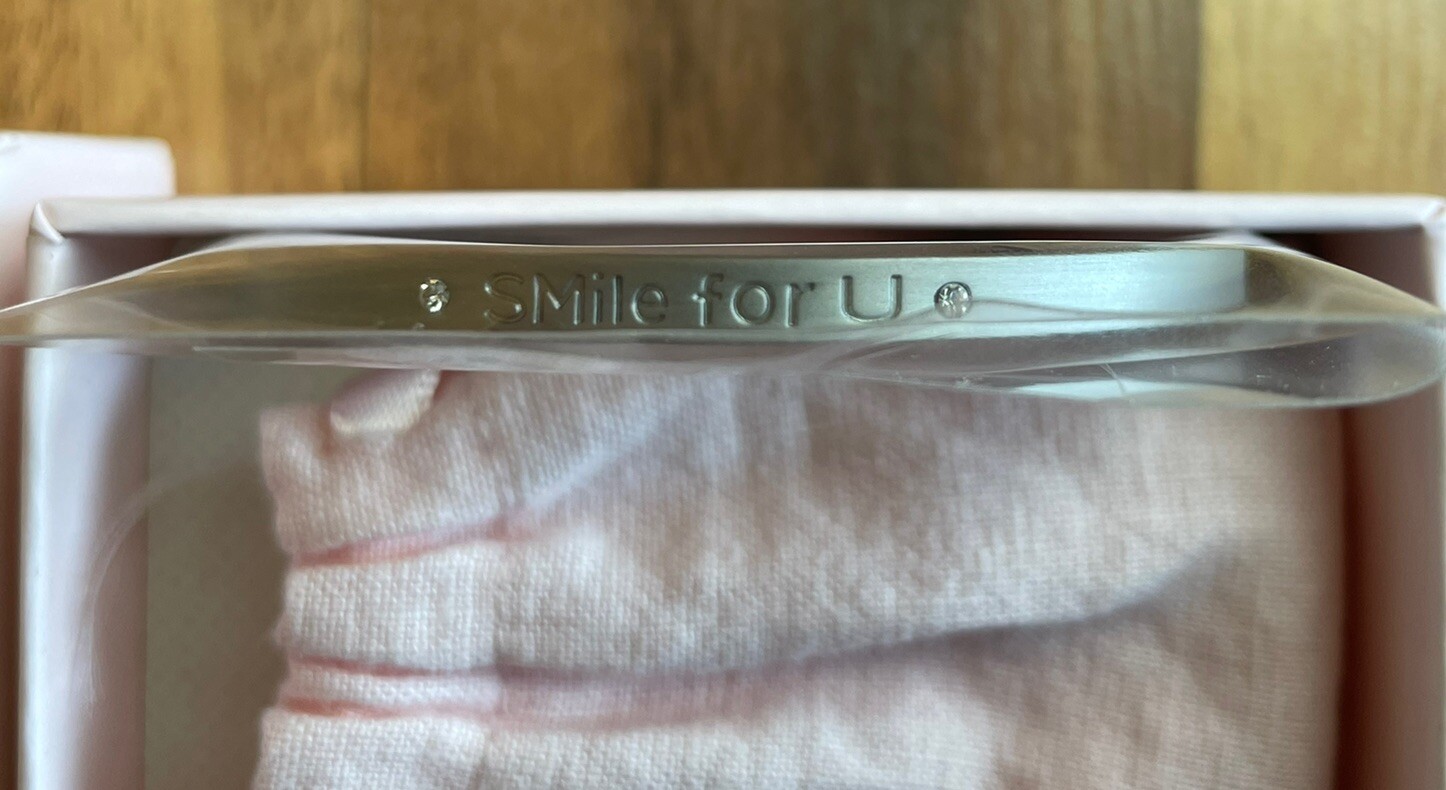 EXO Silver Unicef Smile for You Bracelet New in Box 2018 Kai D.O. Chanyeol