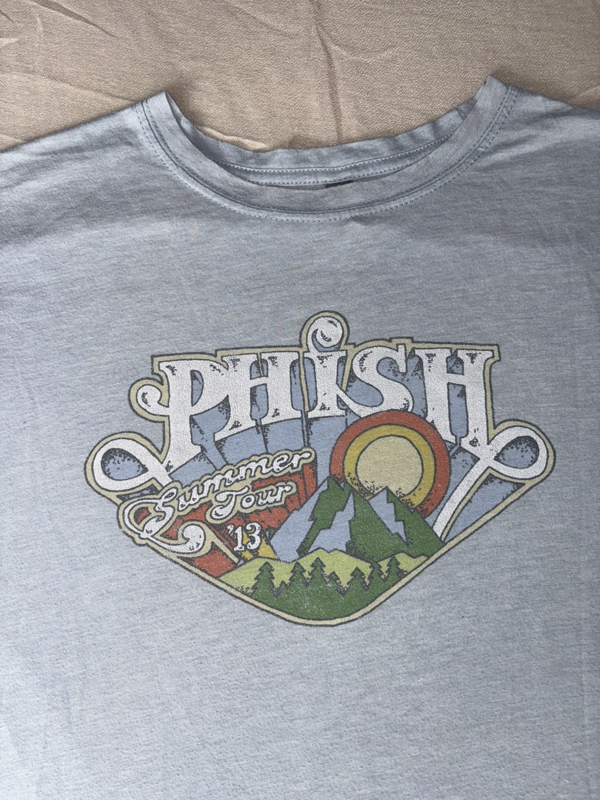 Phish 2013 Summer Tour T-Shirt Blue
