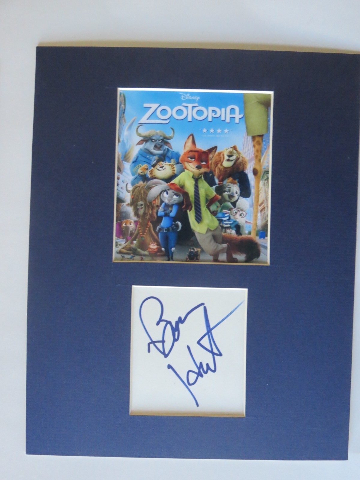 “Zootopia” & Bonnie Hunt autograph as Bonnie Hopps