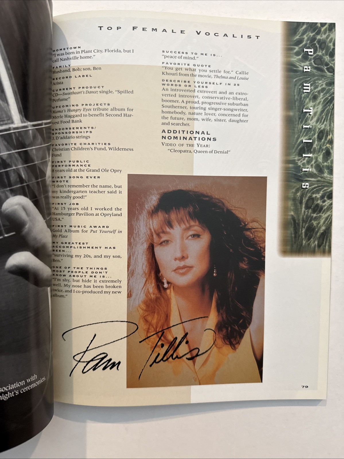 29th Annual ACM Awards Program 1994 Country Music NBC Wynonna Brooks & Dunn