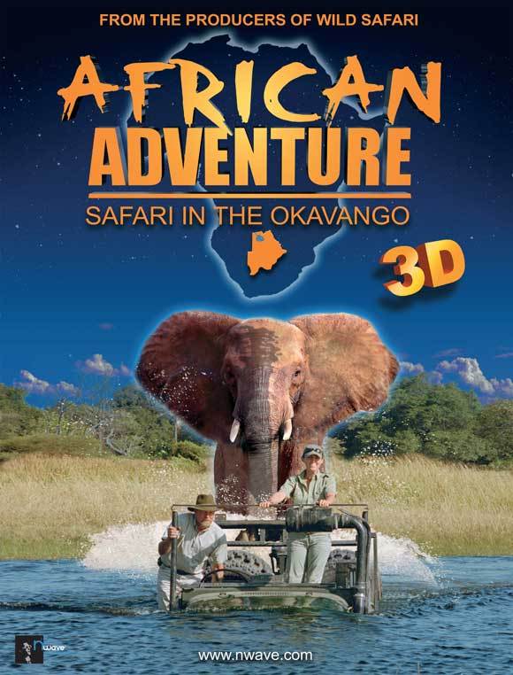 AFRICAN ADVENTURE: SAFARI IN THE OKAVANGO Movie POSTER 27×40 Tim Liversedge