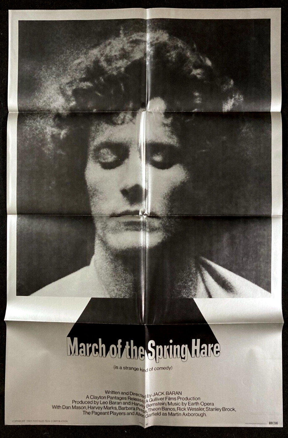 MARCH OF THE SPRING HARE Original Movie Poster Jack Baran Dark Comedy Dan Mason
