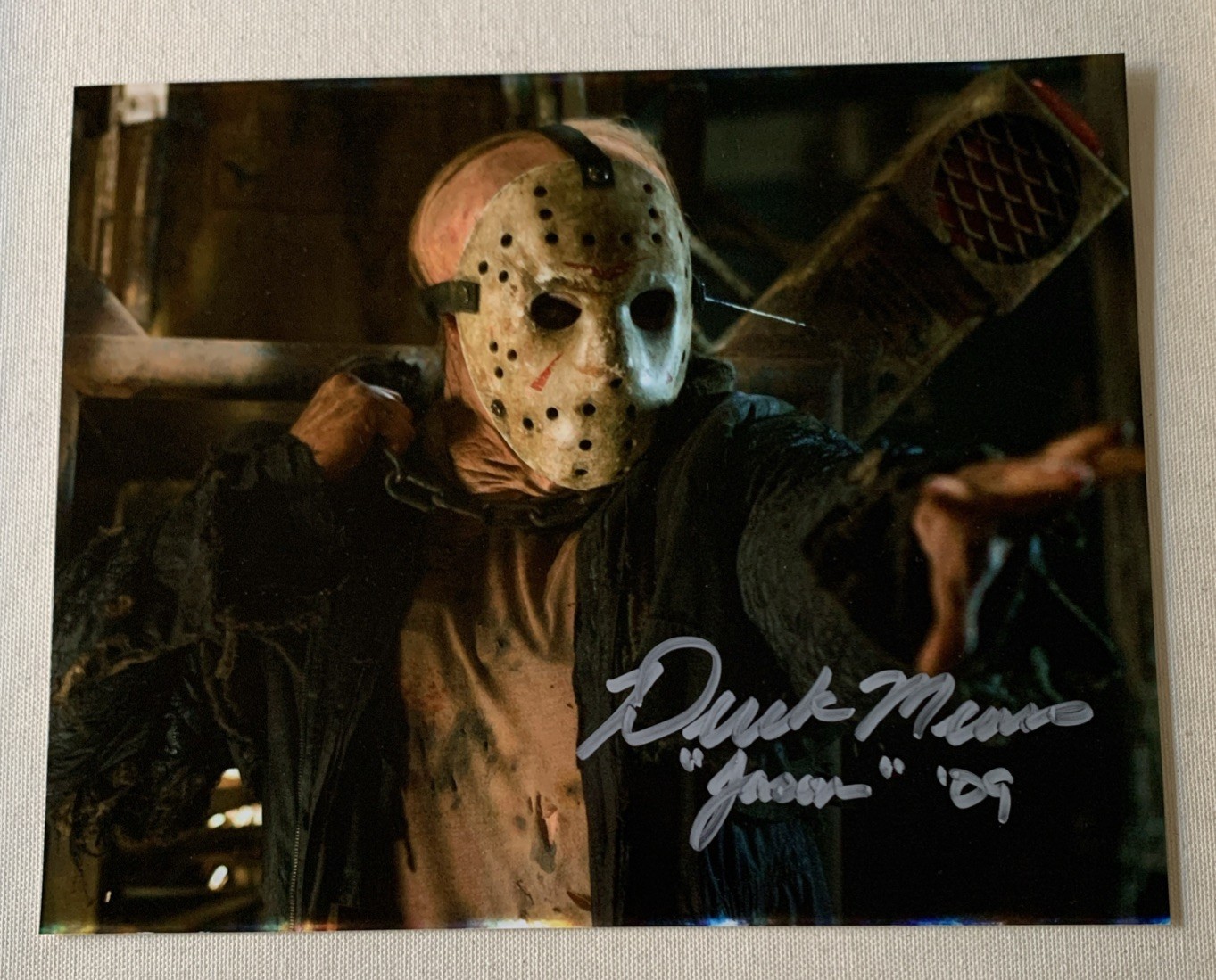 Friday The 13th Derek Mears Signed Autographed 8×10 Photo *SALE*