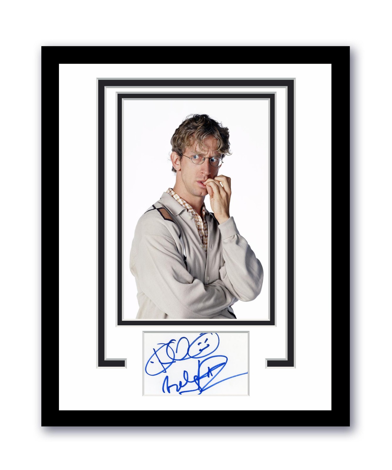 Andy Dick Autographed Signed 11×14 Framed Photo NewsDesk ACOA