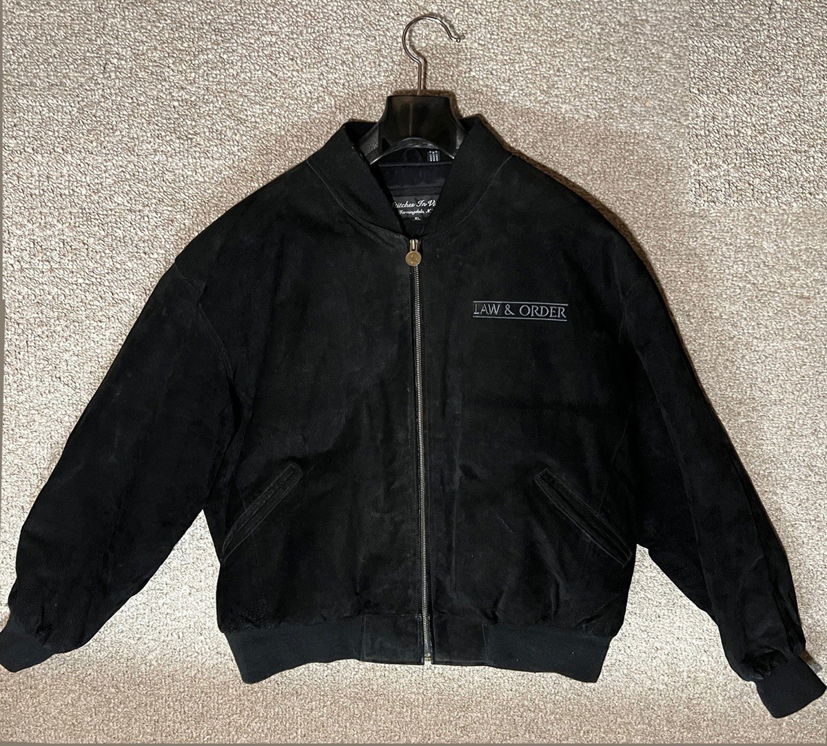 Law and Order Original TV show “One of a Kind” Crew Suede-Leather Jacket-Rare