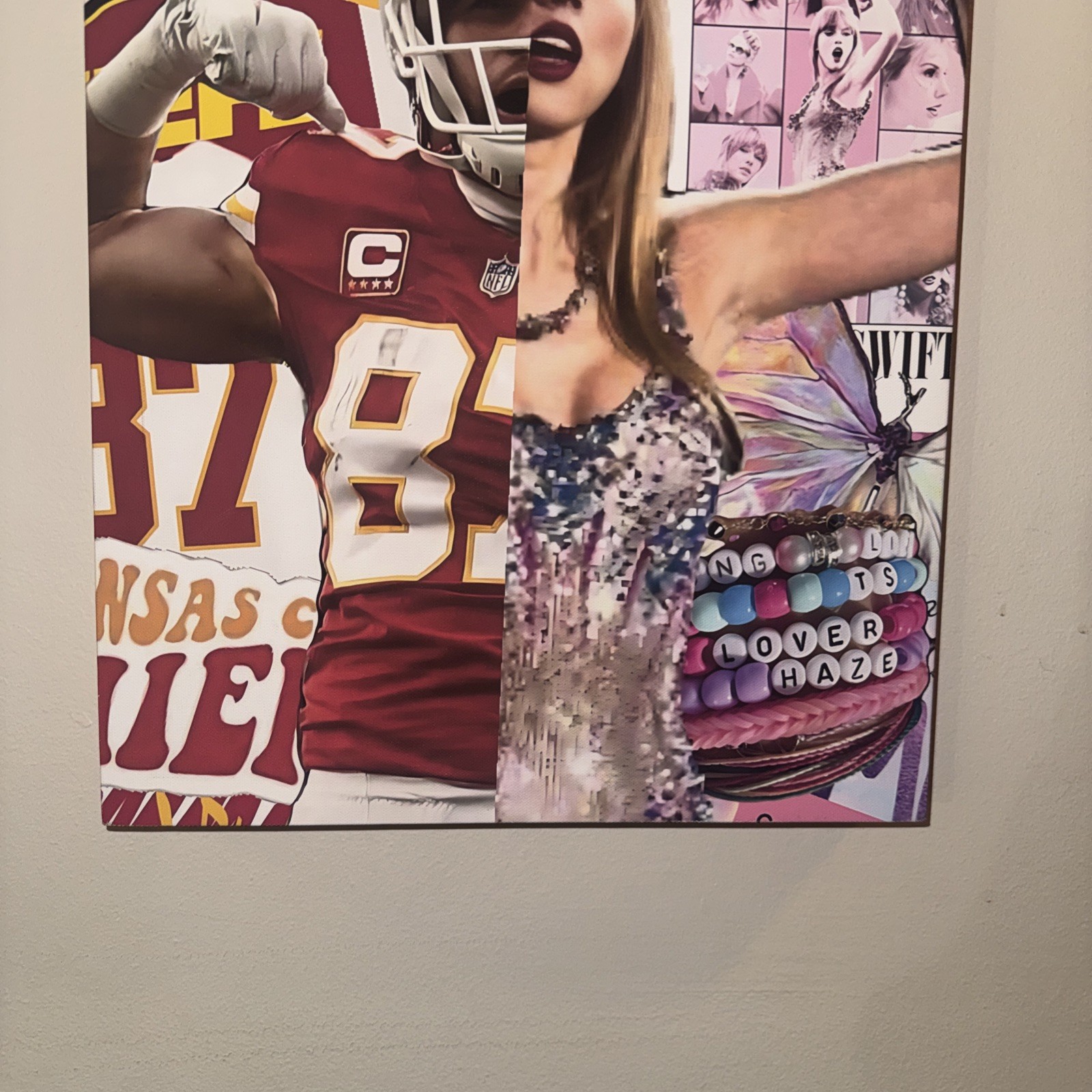 RARE Travis & Taylor Split Screen Walk Art 19×12.5 EC