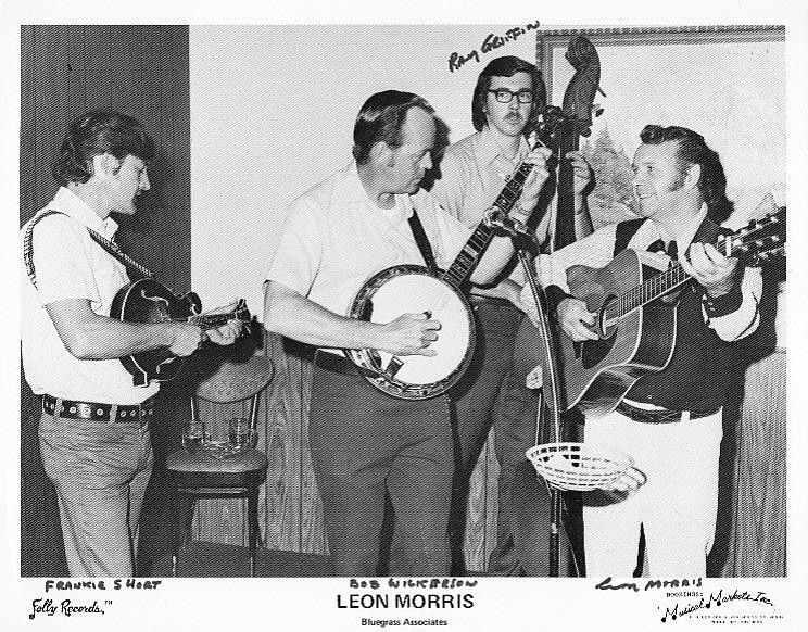 LEON MORRIS & BLUEGRASS ASSOCIATES – 8 x 10 Promo Photo & Flyer