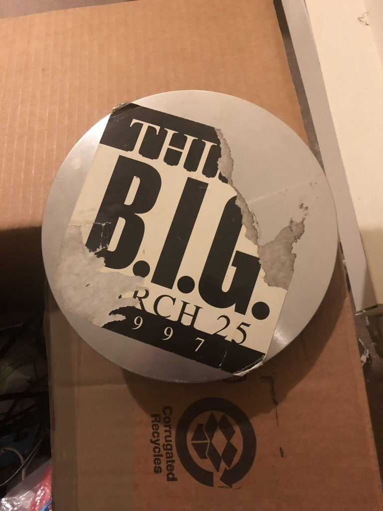 *RARE* Notorious B.I.G. Bad Boy Ent. PROMO STICKER “Think BIG” Life After Death