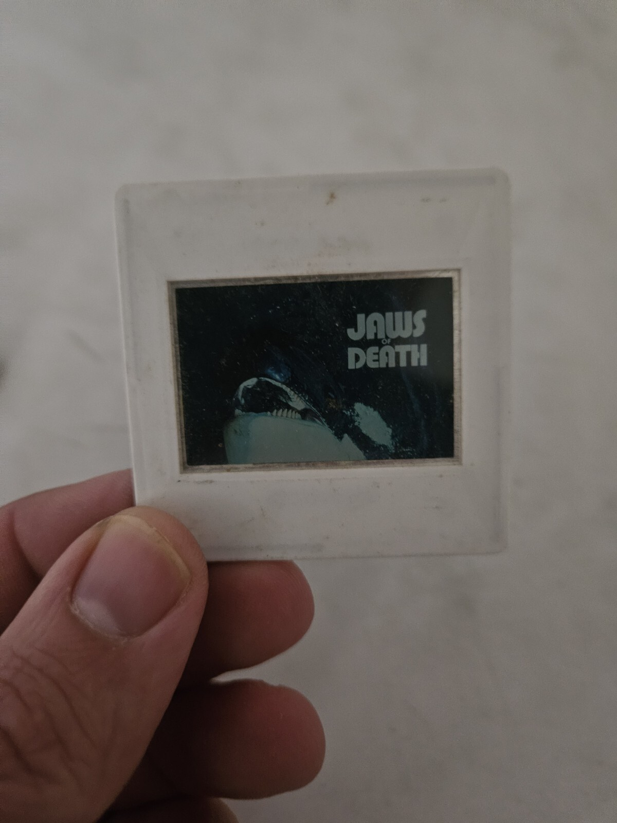 Jaws Of Death Movie Promo Slide Vintage