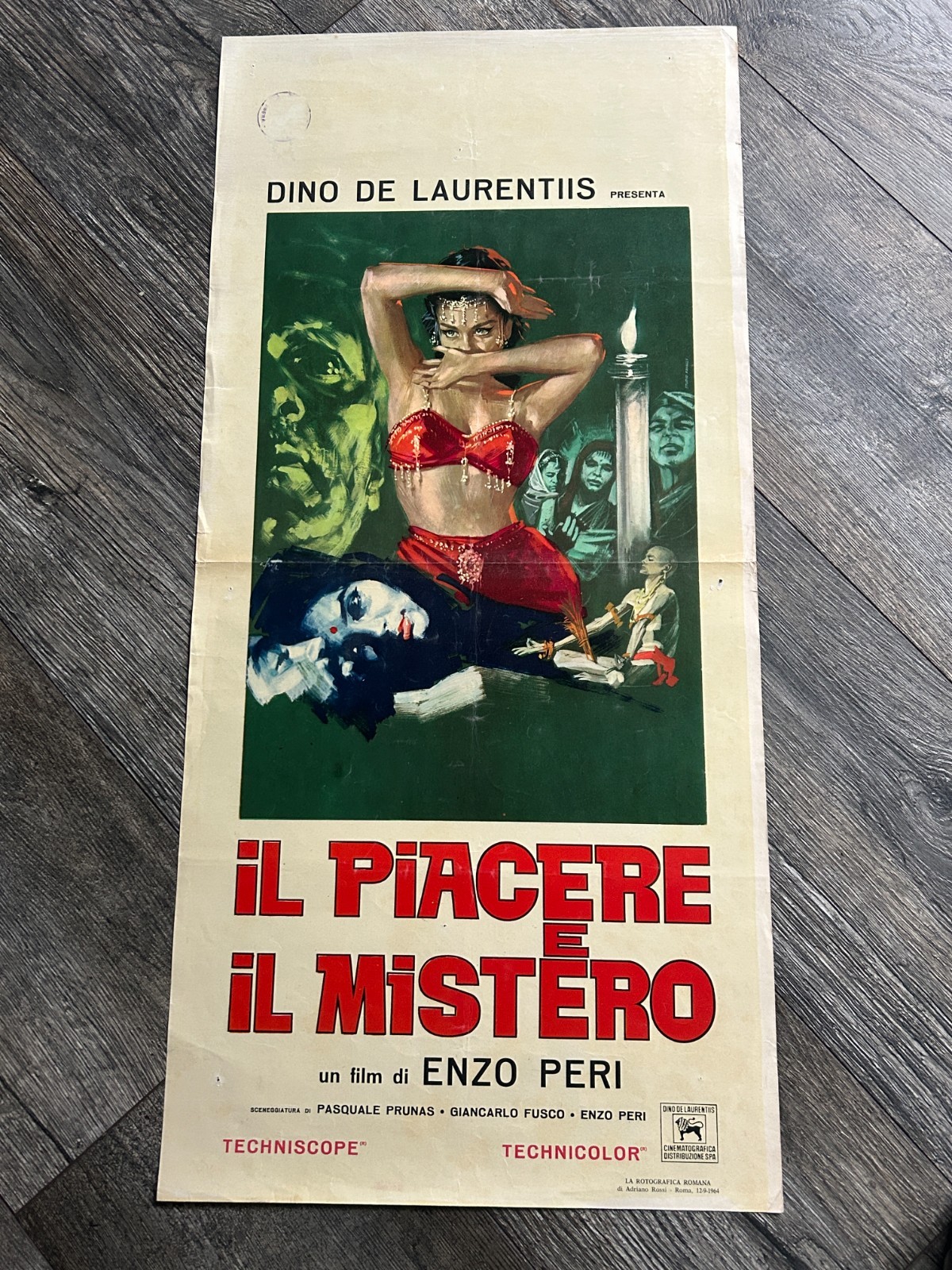 Il Piacere E Il Mistero Vintage Movie Poster Italy Italian Dino De Laurentiis