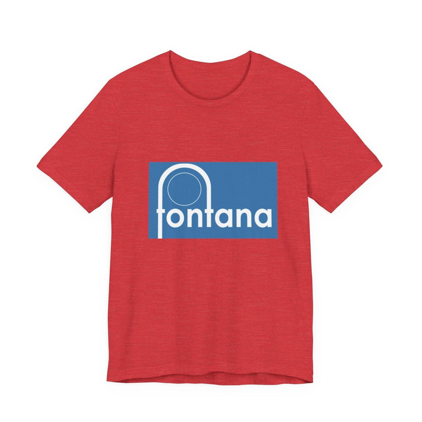 Vintage Fontana Records Label Logo Unisex Jersey Short Sleeve T-Shirt