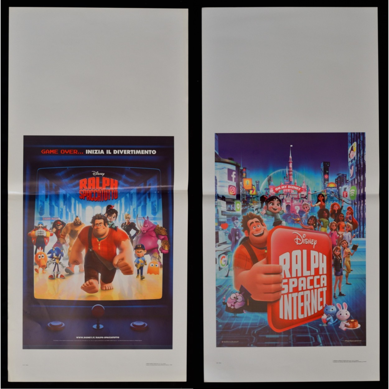 2 Posters RALPH BREAKS THE INTERNET Rich Moore Walt Disney Animation B225