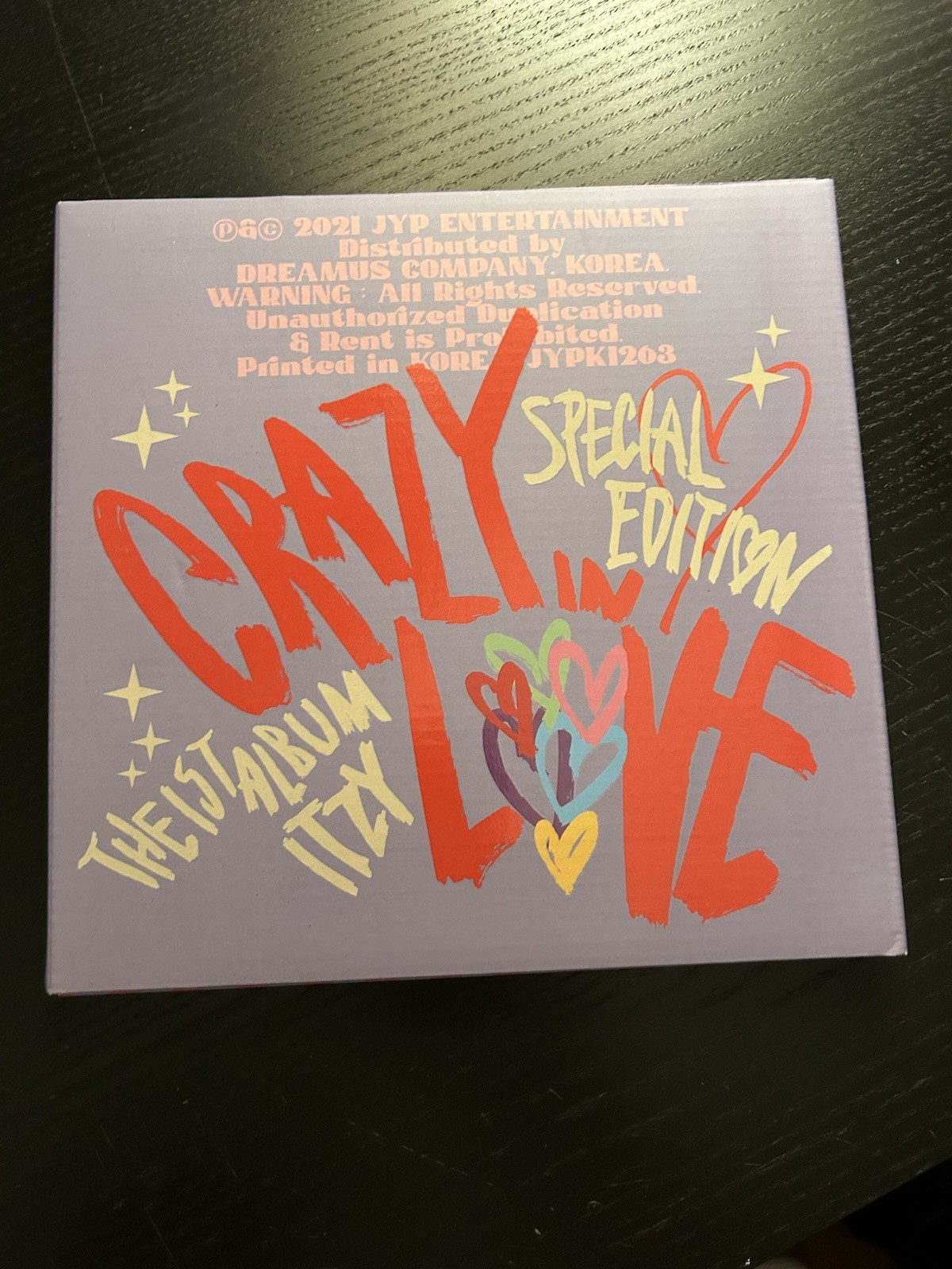 (OPENED/NO PCS) ITZY Crazy In Love Special Edition Photobook ver