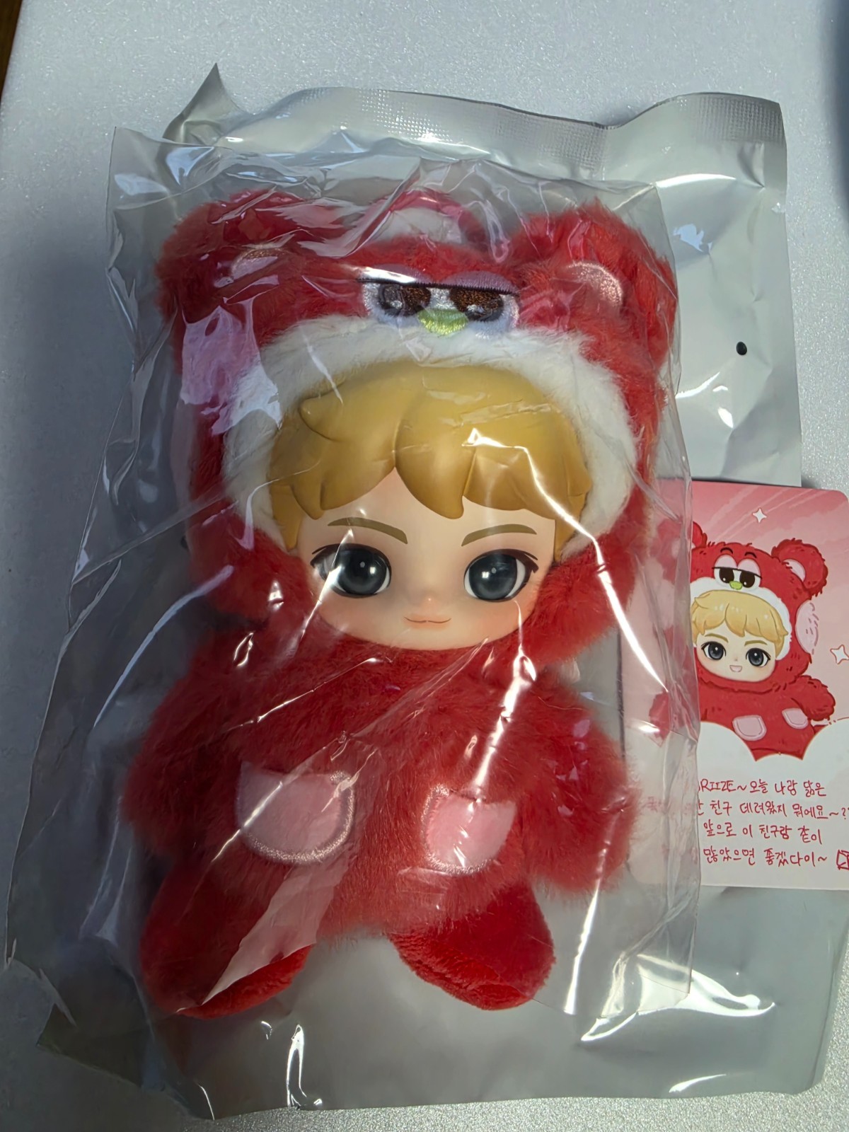 [ON HAND] POP MART RIIZE Official Fluffy Club Series Plush Keyring WONBIN ANTON