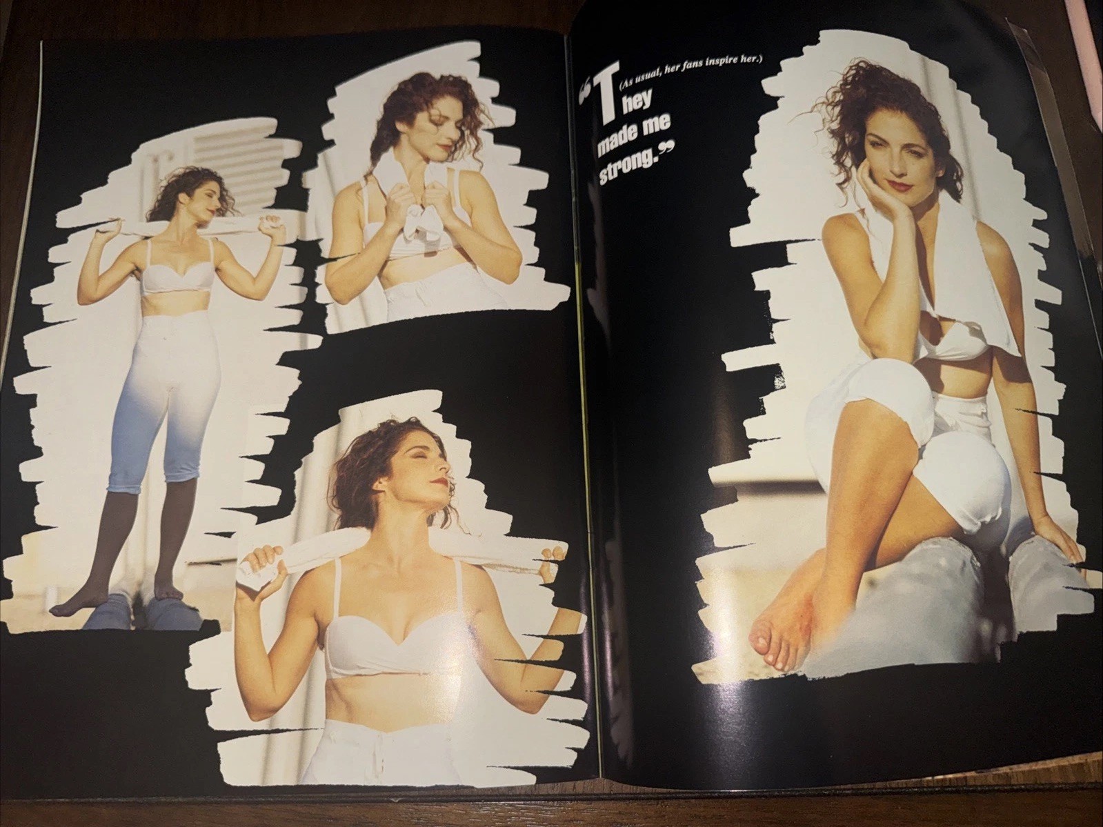Gloria Estefan 1991 Into The Light Concert Tour Program Book