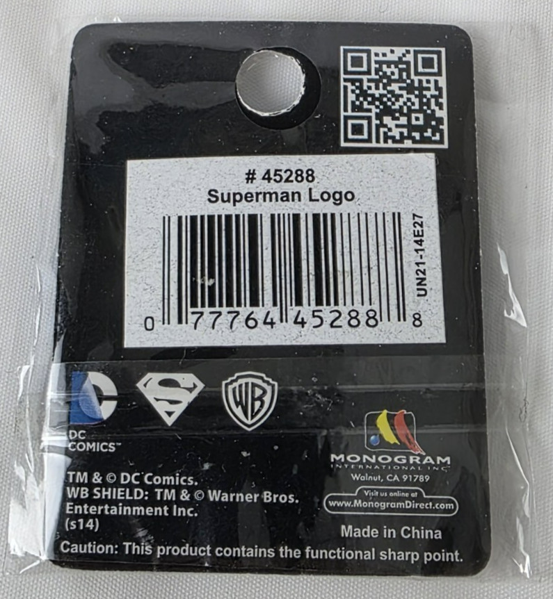 DC Comics New 52 Superman Mini Button Pin