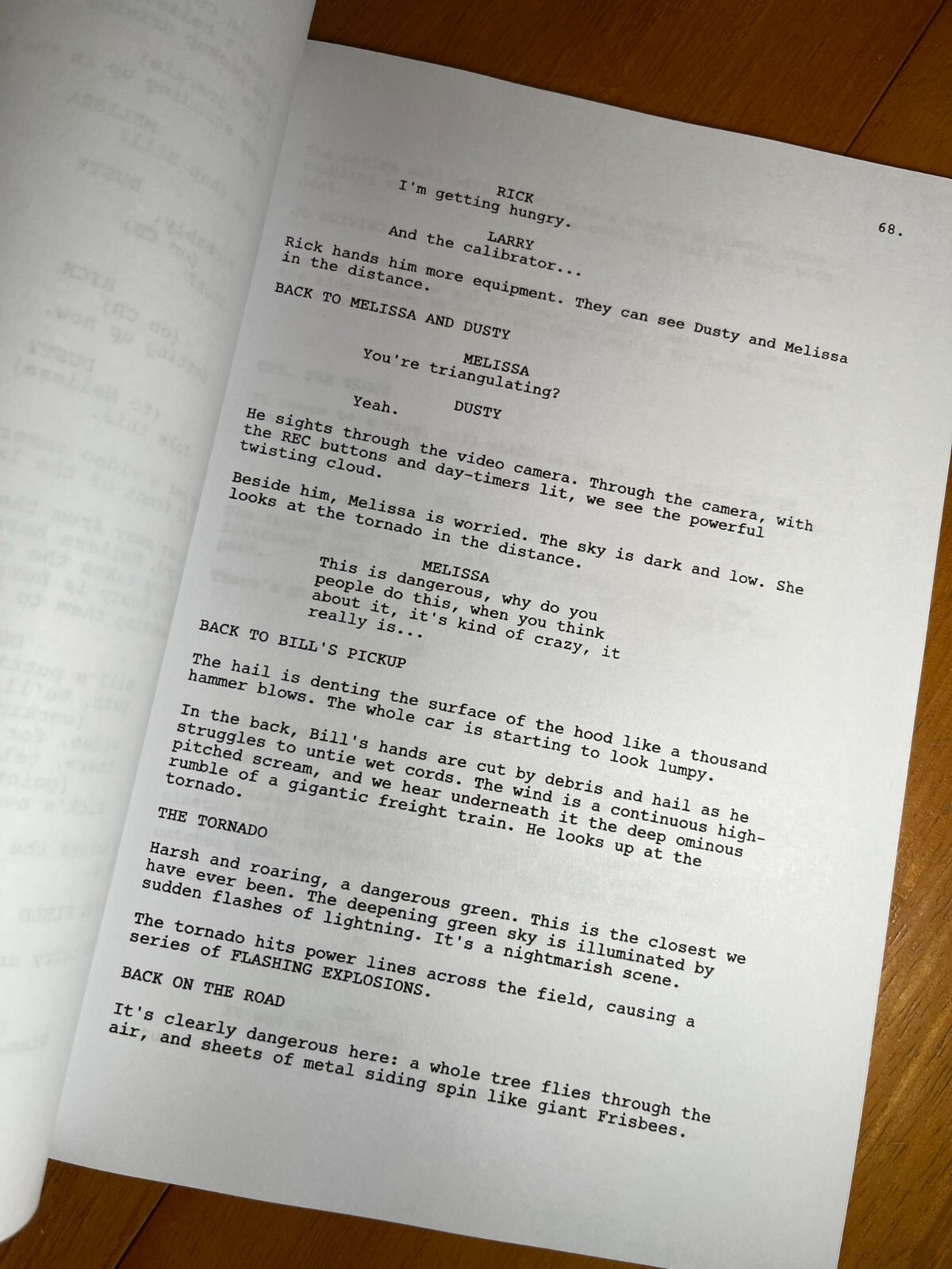 Twister & Twisters Scripts Signed- Autograph Reprints- Tornadoes- Twister Movie