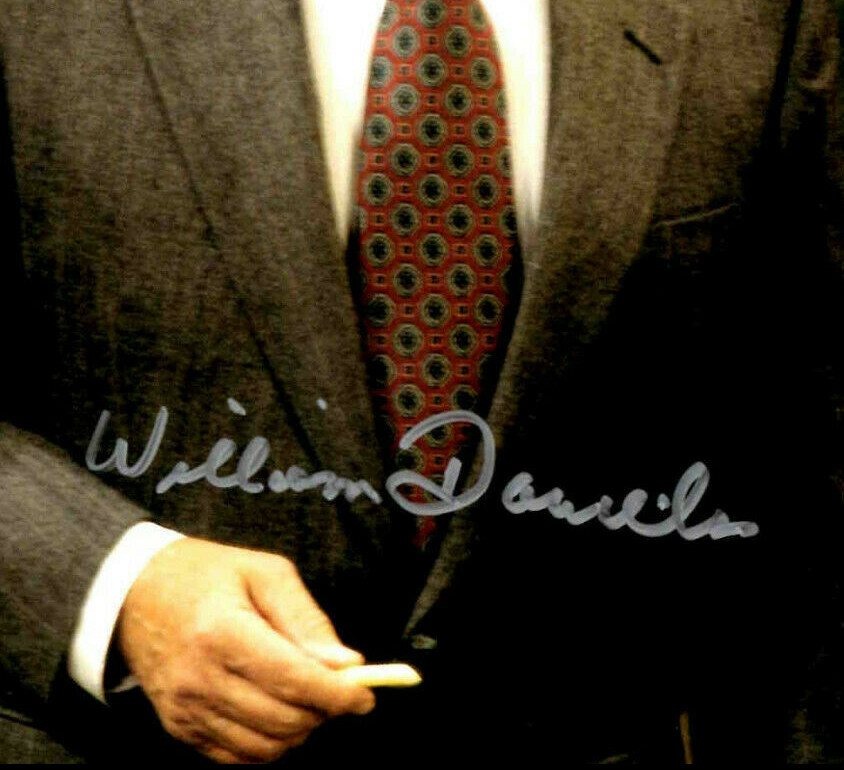 William Daniels Signed 8×10 photo Mr. Feeny Boy Meets World w/Beckett COA