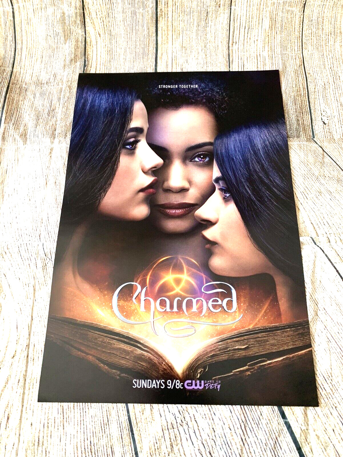 CHARMED CW Tv Show 12×18 Original Promotional Poster Melonie Diaz Sarah Jeffrey