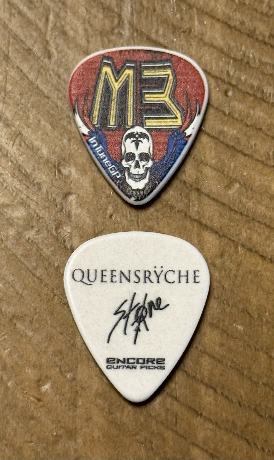 Queensryche Official M3 Rock Festival Mike Stone Guitar Pick 5/2/26 Columbia MD