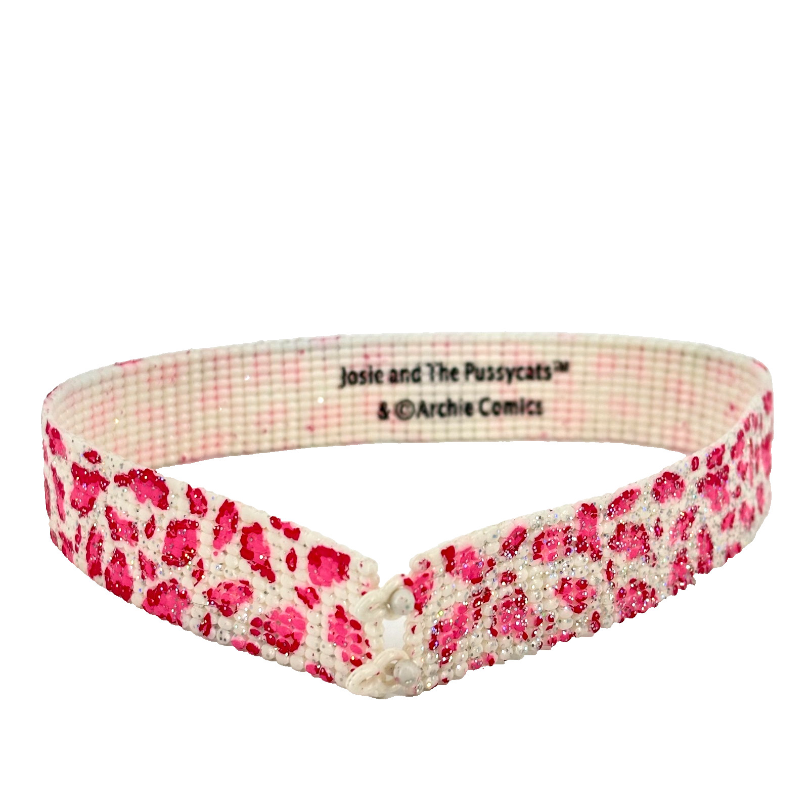 Josie and the Pussycats 2001 Archie Comics 14″ X 7/8” Choker Necklace New