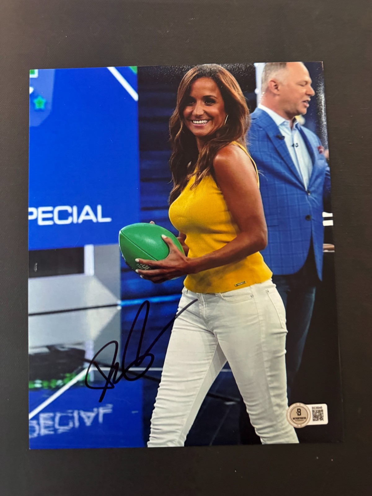 Dianna Russini Hot signed autographed NFL ESPN Vrabel 8×10 photo Beckett BAS coa