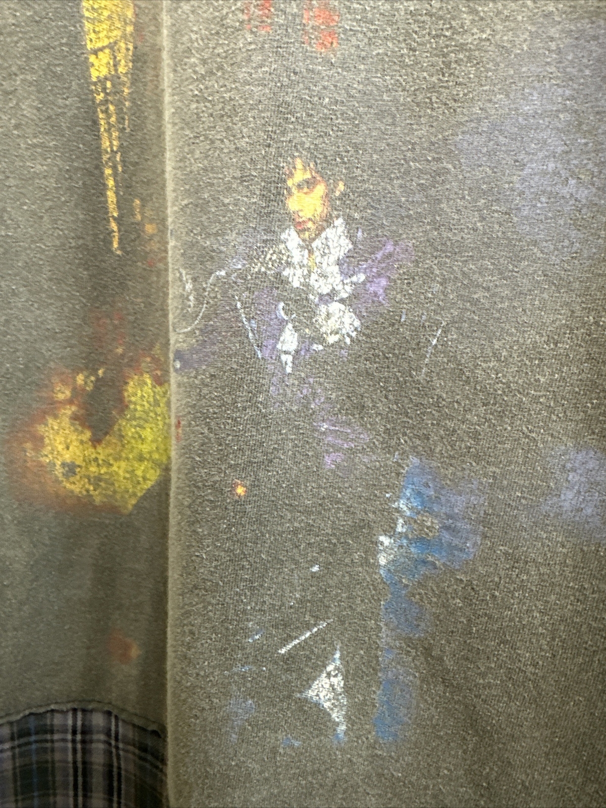 2XL Vintage PRINCE Revolution PURPLE RAIN T-Shirt X CARHARTT Plaid Flannel Twill
