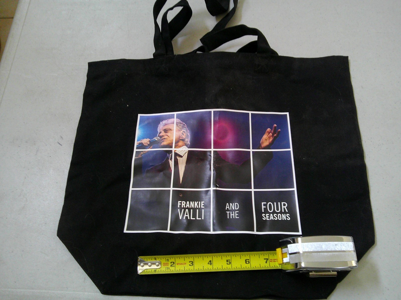 RARE FRANKIE VALLI & THE FOUR SEASONS TOUR TOTE BAG CONCERT MERCH MUSIC