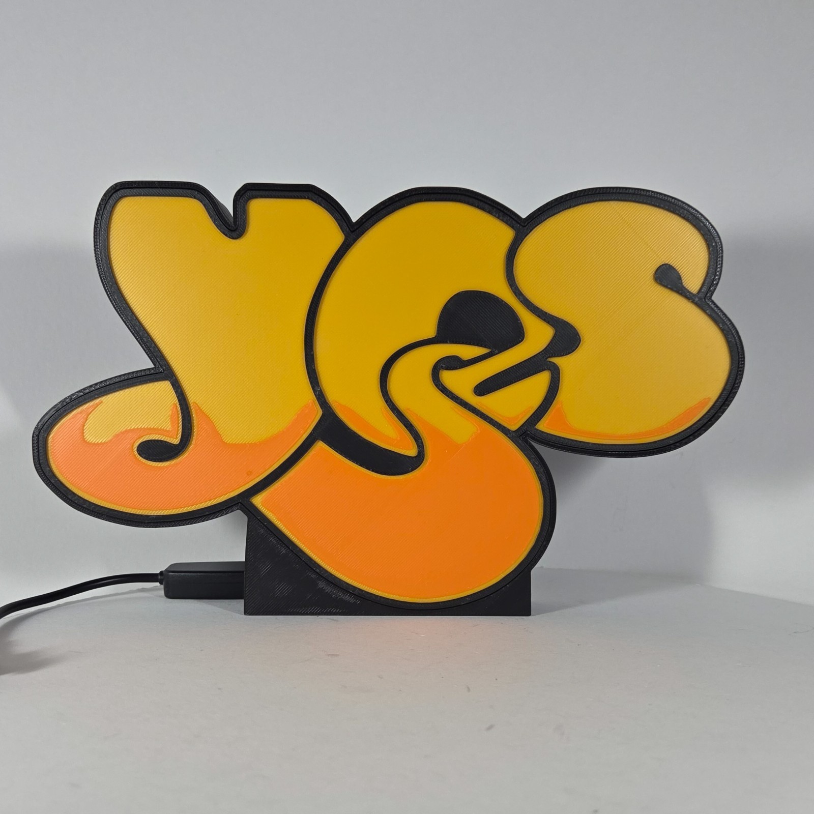 YES Band 3D Lightbox | LED lights | “Light up your space”