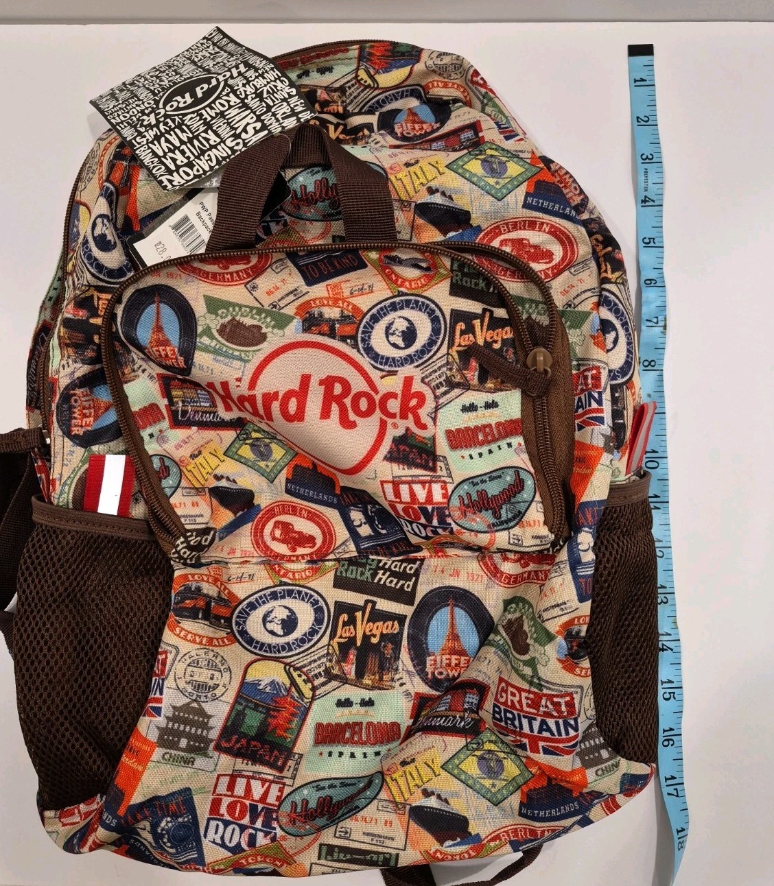 NWT Hard Rock Packable Passport Backpack