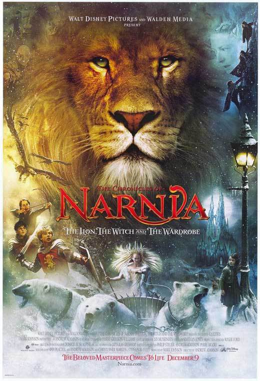 CHRONICLES OF NARNIA: THE LION THE WITCH AND THE WARDROBE Movie POSTER 27×40