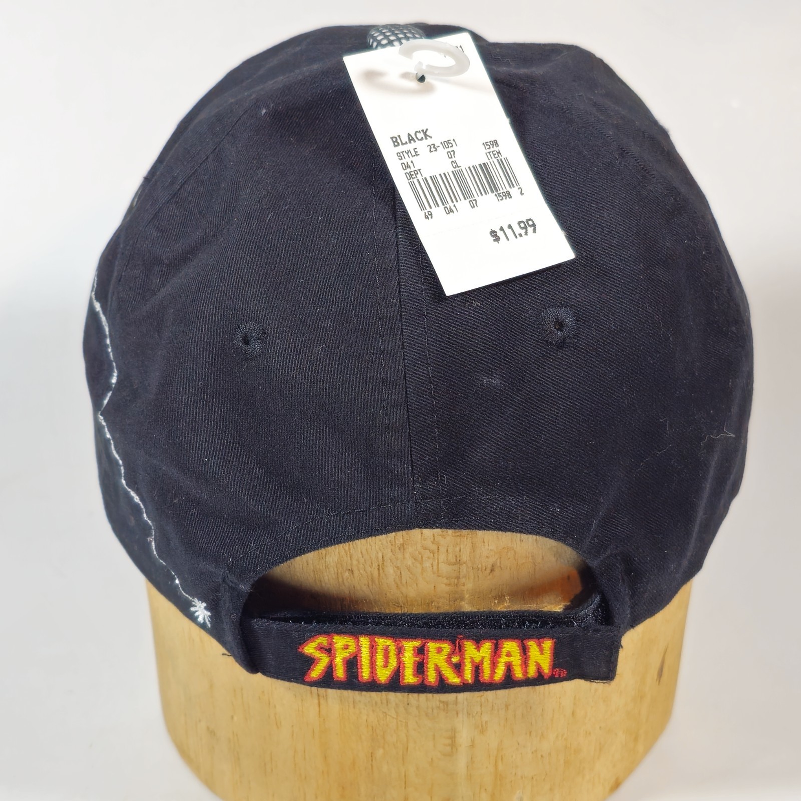 Vintage Y2K Spiderman Embroidered Web Slinger Strapback Adult Size Hat Cap NWT