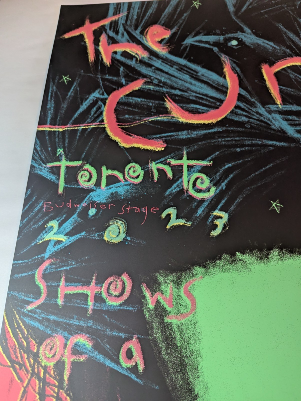 THE CURE LOST WORLD TOUR POSTER – 6/14/23 TORONTO #992/2750 MATT RYAN TOBIN ART