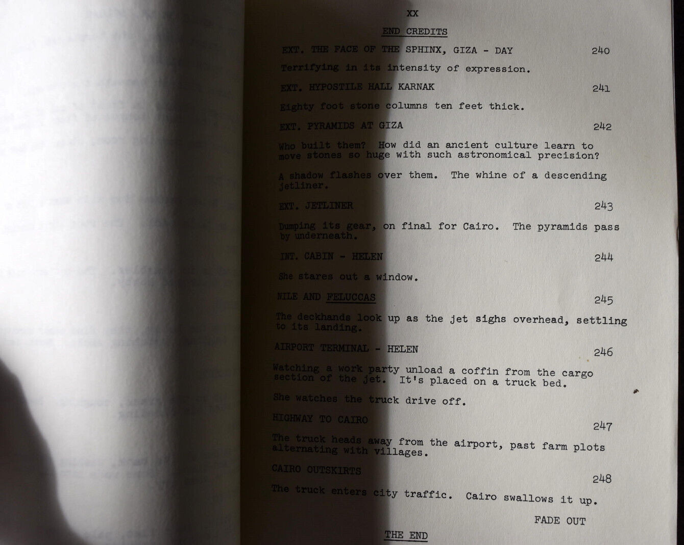 1979 SUM VII Original Screenplay Script First Draft