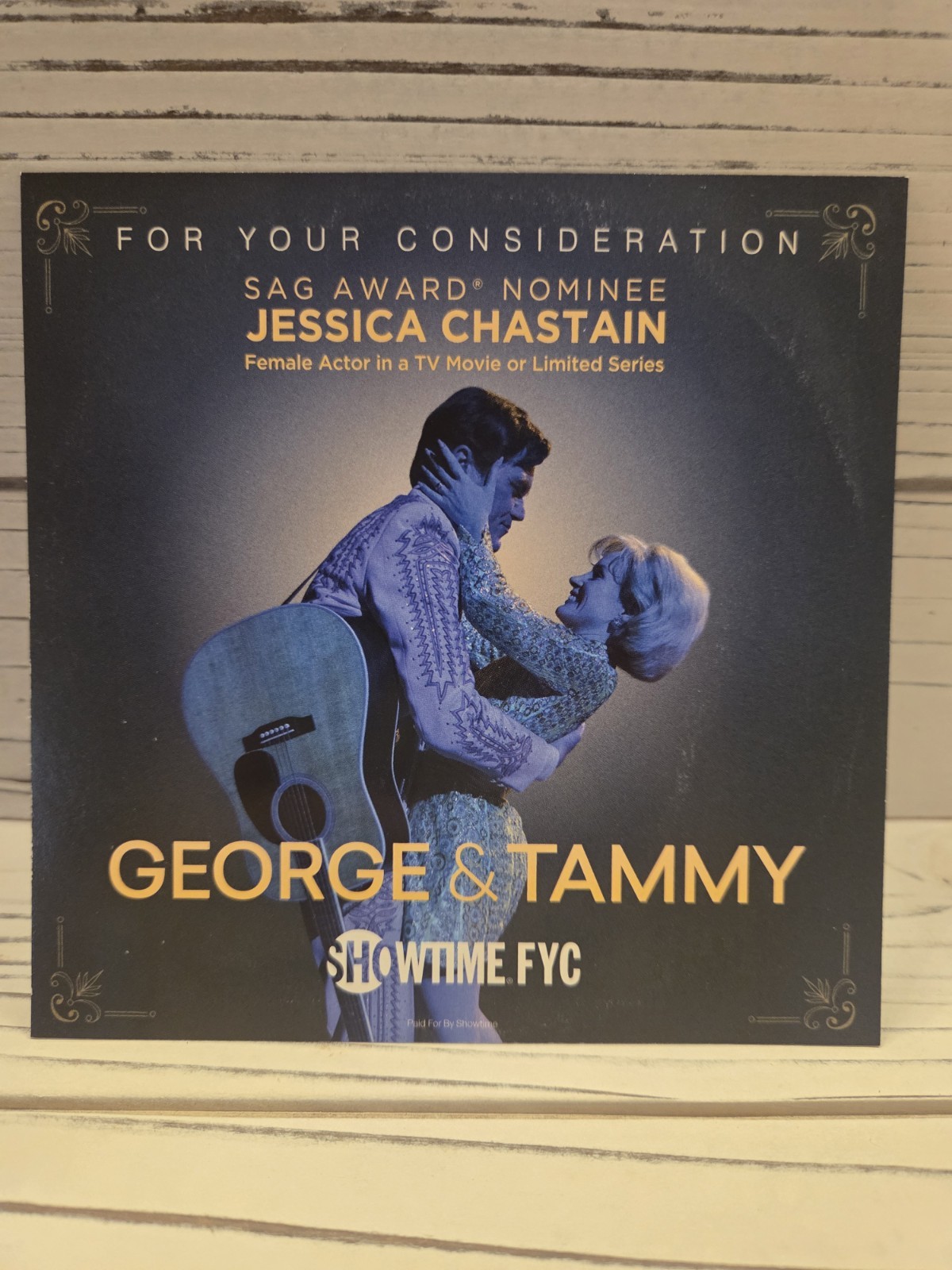 George & Tammy 2023 Showtime FYC Complete Set of 6 Promo Photo Cards