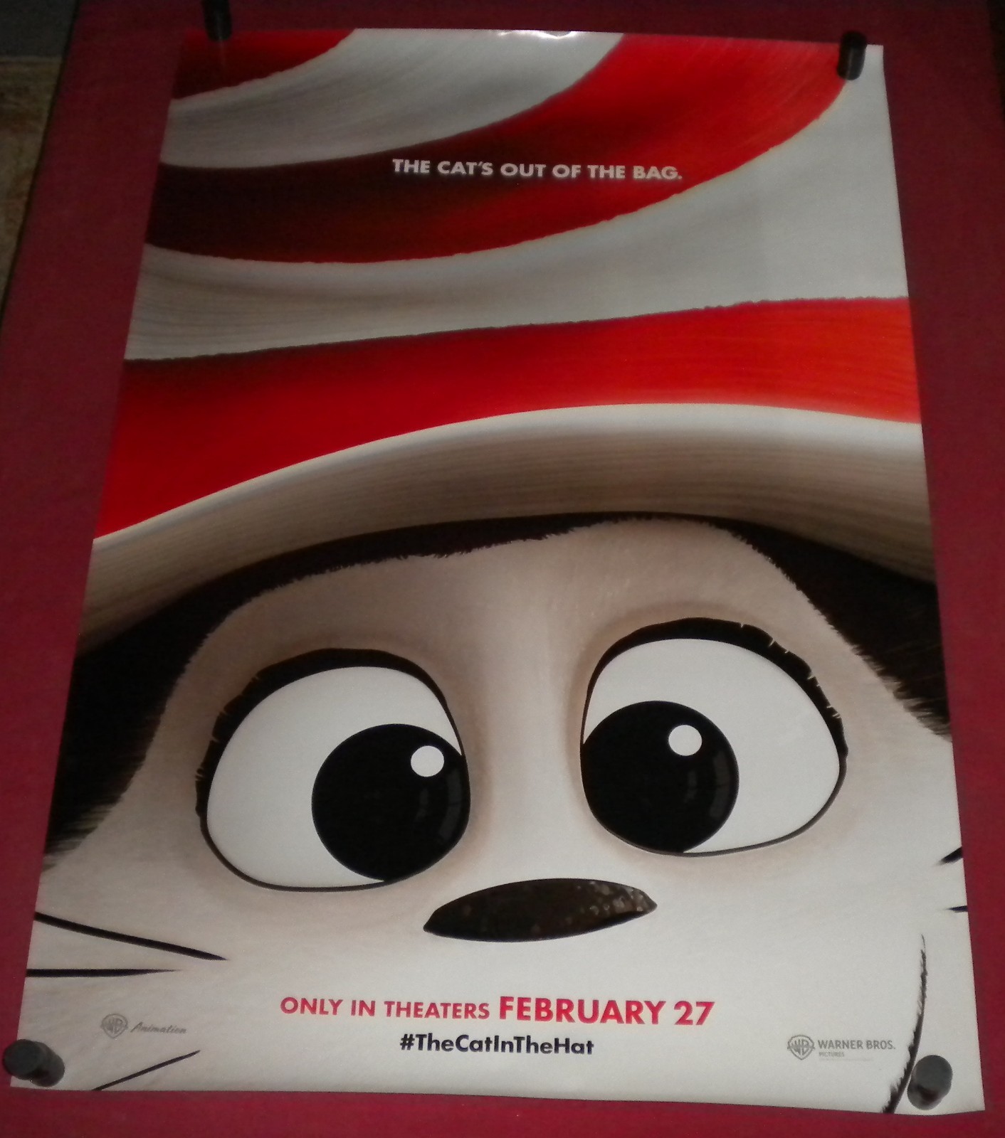 The Cat in the Hat Movie Poster 27×40 D/S Bill Hader Xochitl Gomez Matt Berry