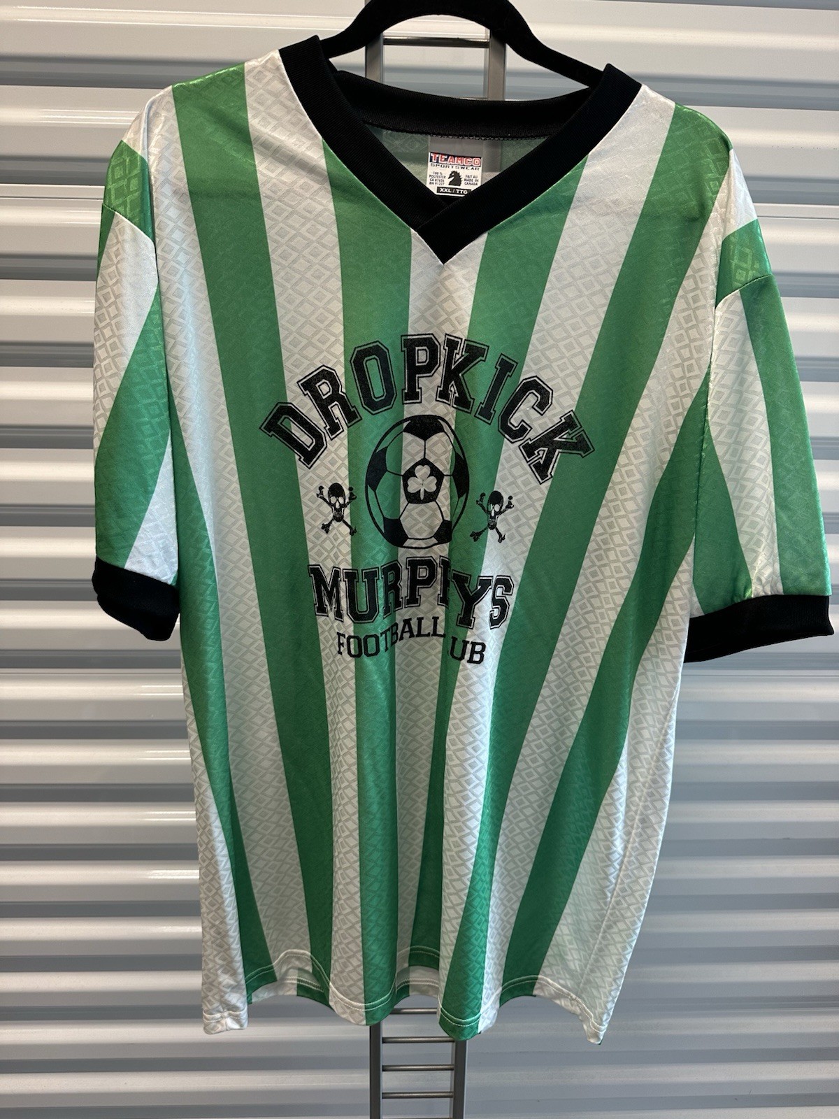 DROPKICK MURPHYS VINTAGE CELTIC SOCCER JERSRY WARRIORS CODE Sz XXL NWOT
