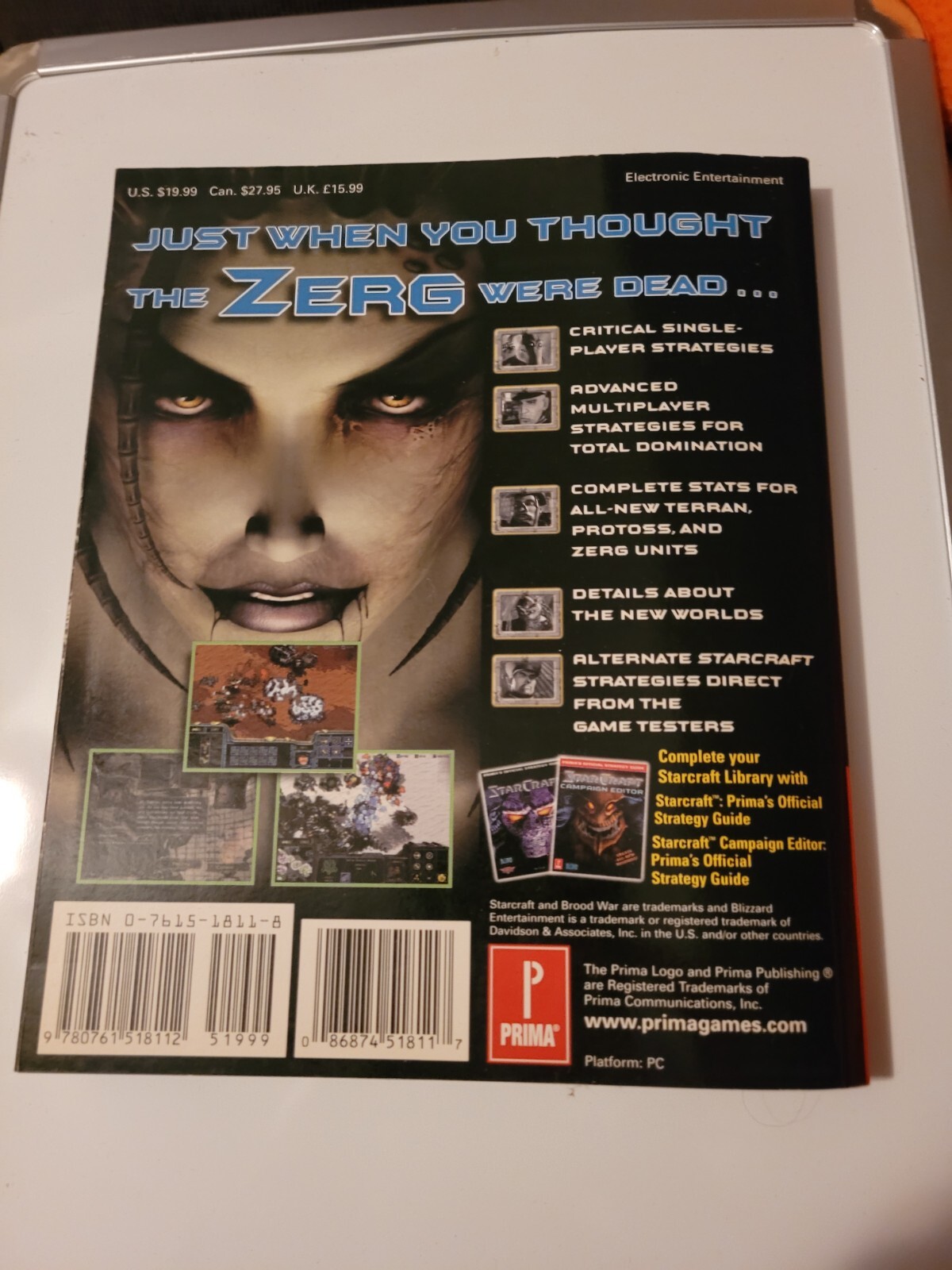 Starcraft Expansion Set: Brood War (Primas Official Strategy Guide) by Bart Far