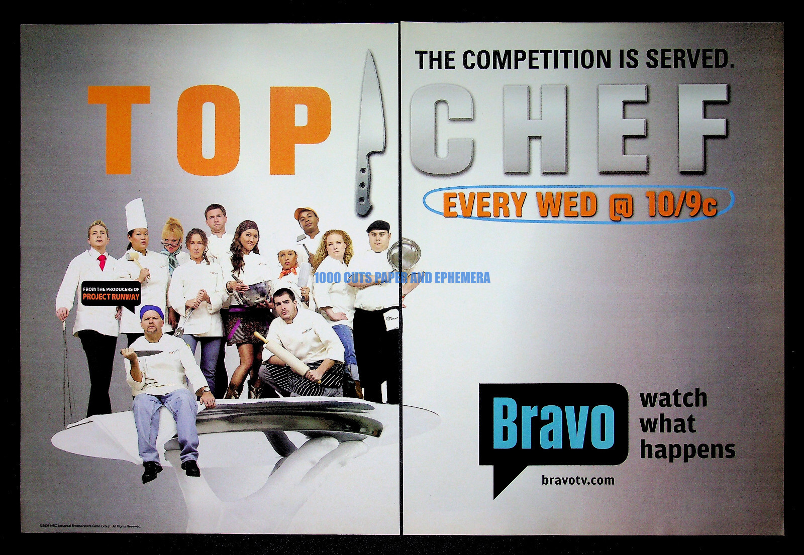 Top Chef Bravo TV Channel 2006 Trade Print Magazine Ad Poster ADVERT