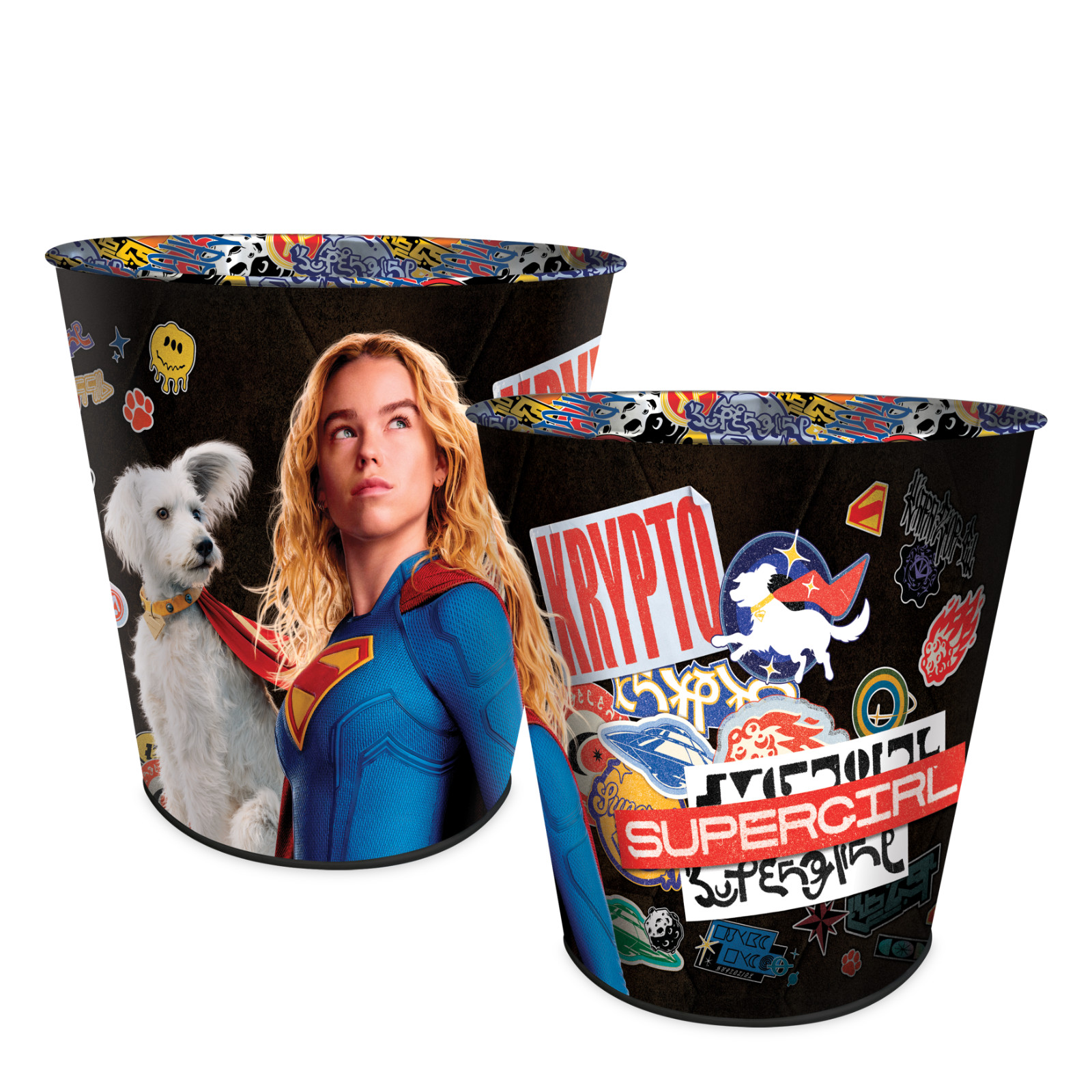 Supergirl Krypto 130oz Collector Popcorn Tin Movie Theater Exclusive NEW