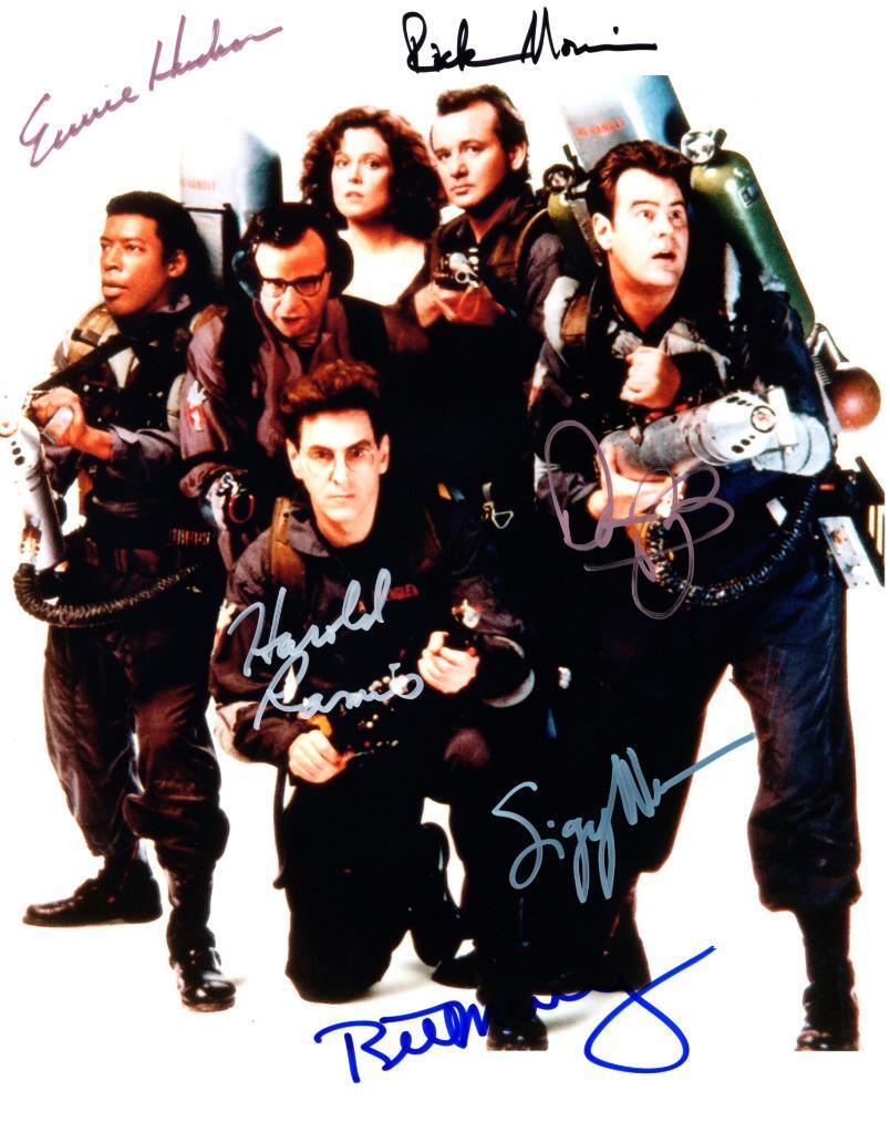 Rick Moranis Ramis Hudson Aykroyd Murray +1 signed 11×14 autographed Photo + COA
