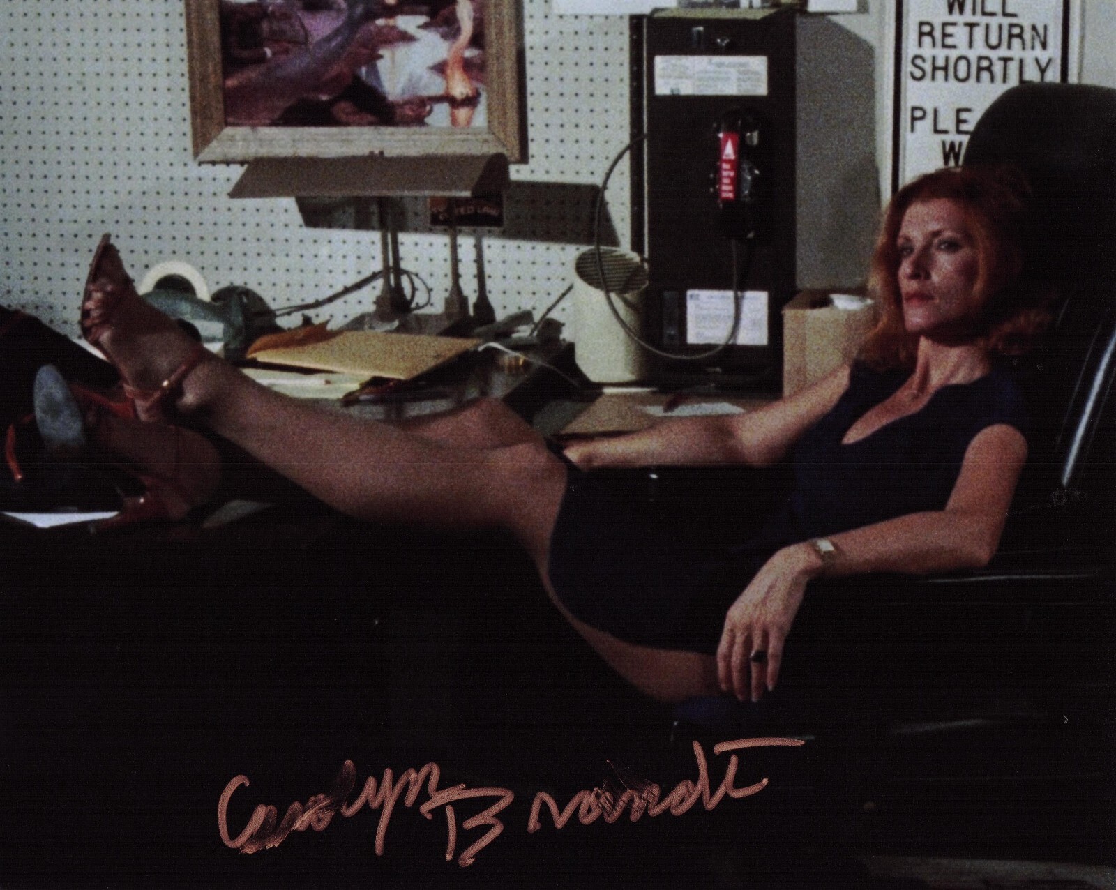 Carolyn Brandt signed autographed 8×10 photo Horror Scream Queen