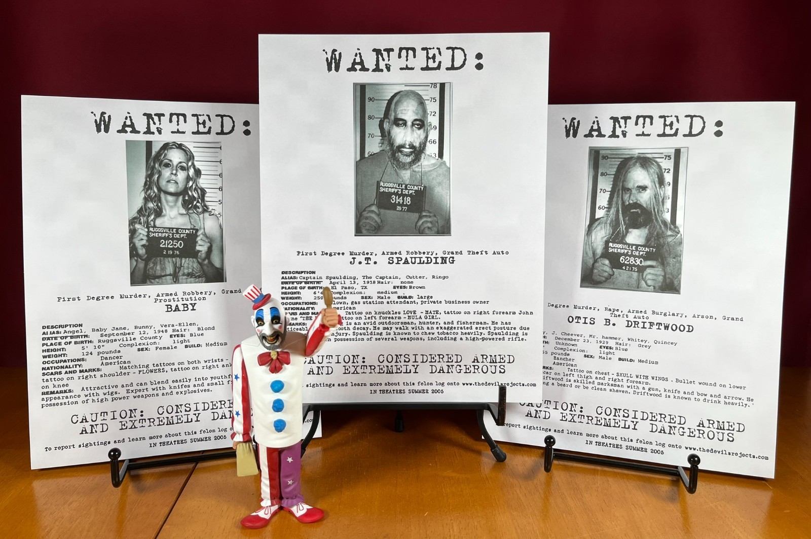 The Devil’s Rejects Firefly Wanted Posters- 8.5 x 11- Devil’s Rejects Movie
