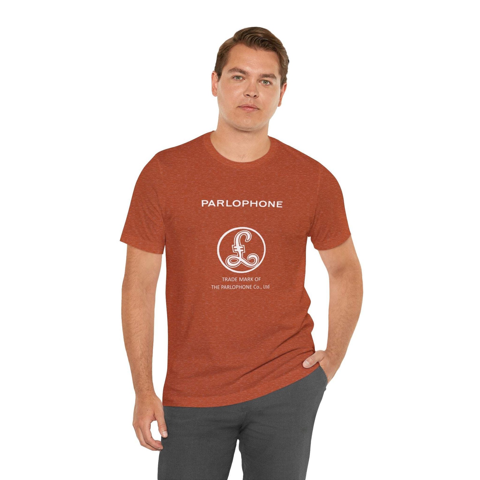 Vintage Parlophone Records Label Logo Unisex Jersey Short Sleeve T-Shirt