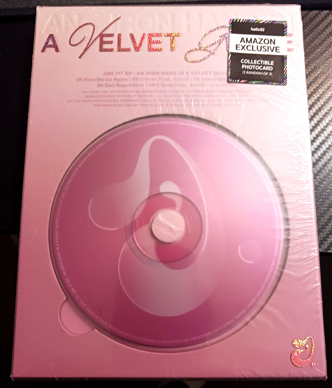 JINI 1st EP An Iron Hand in a Velvet Glove Korean KPOP New in Shrink Photocards