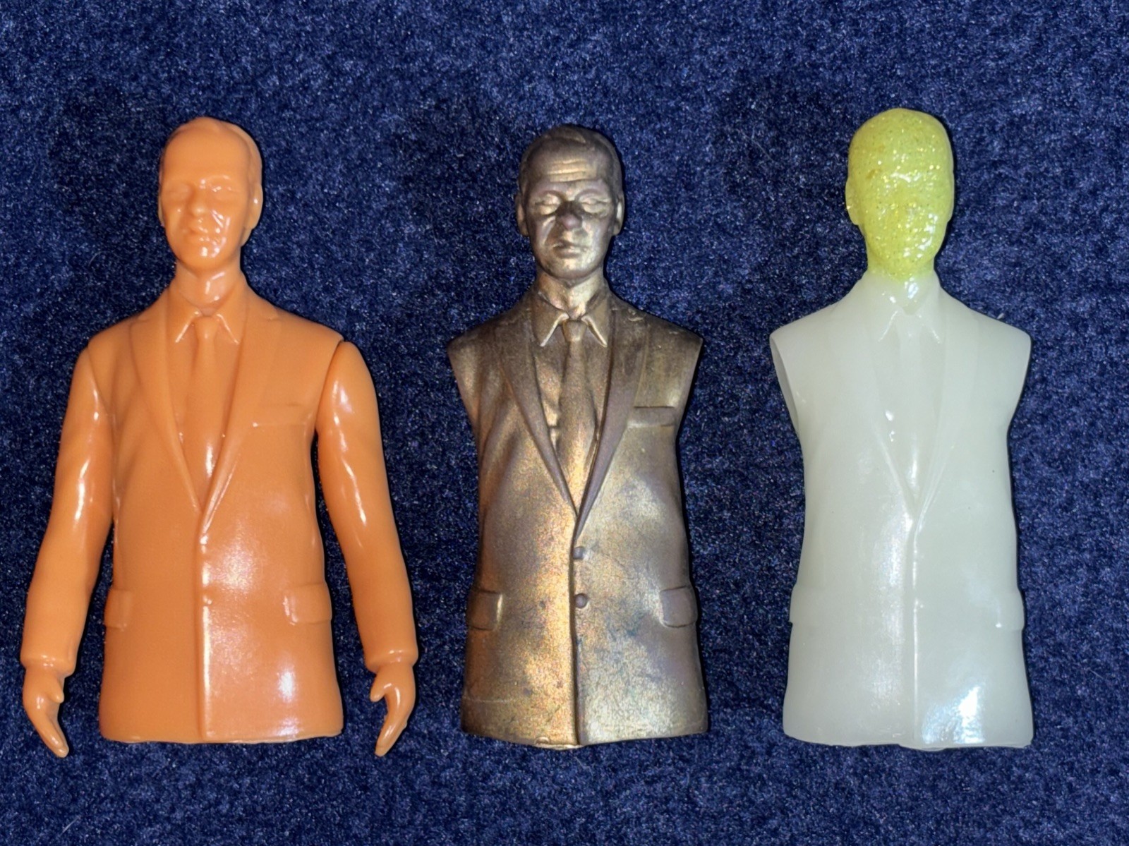 Cult JOHN WATERS Figure Prototype Testshot RARE Glow In The Dark Sofubi Trash x3