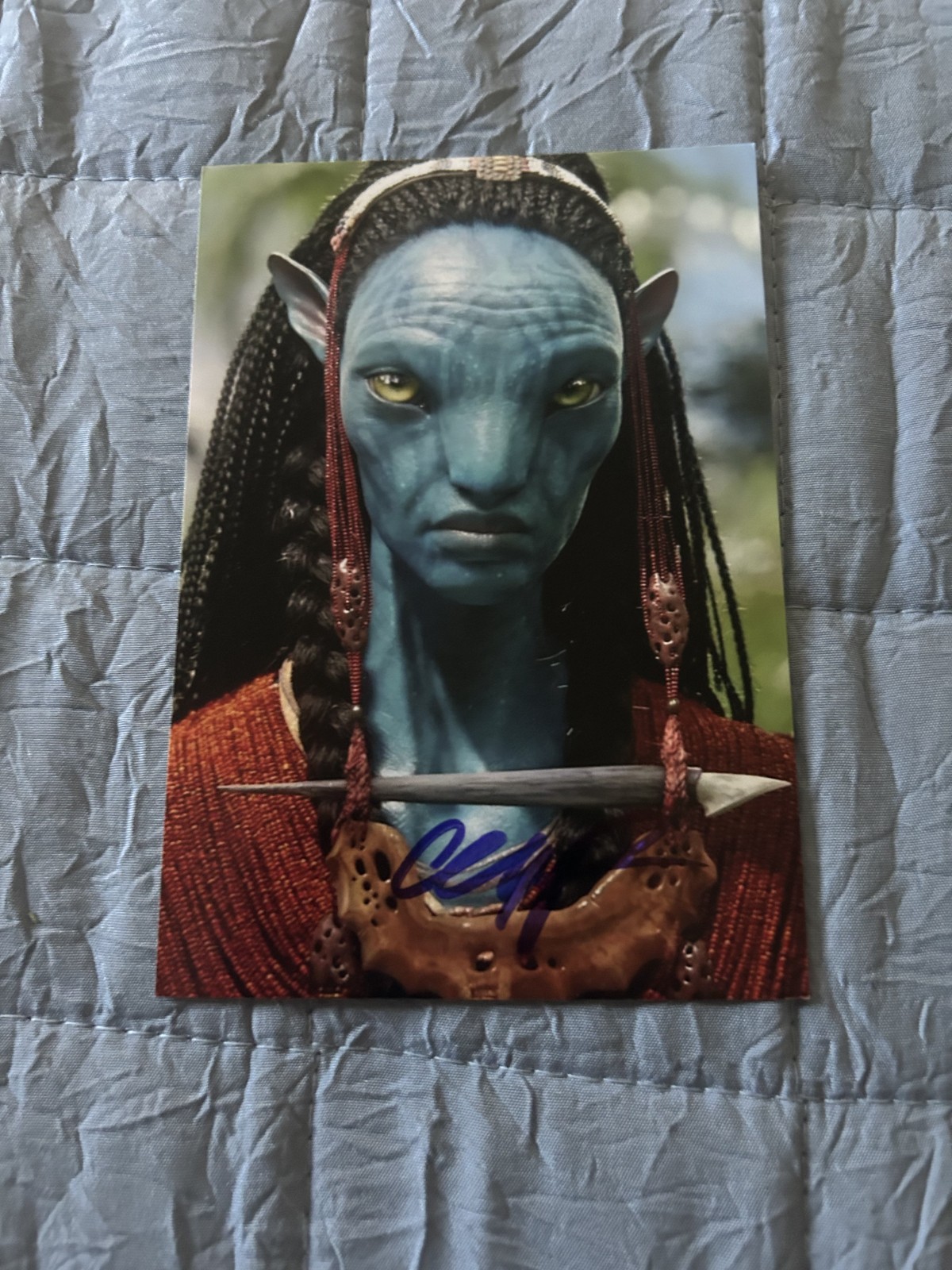 CCH POUNDER Signed 4×6 AVATAR MOVIE Photo MO’AT AUTOGRAPH 1