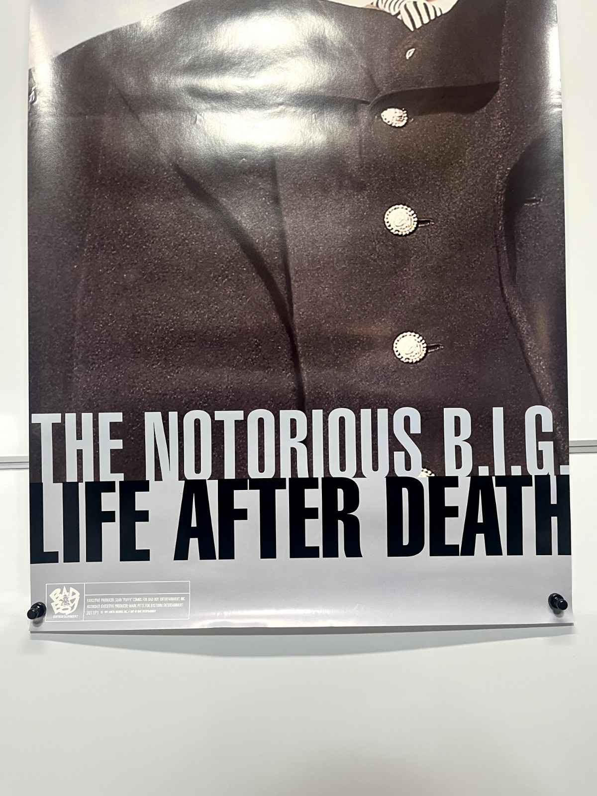 Poster: Notorious BIG: Life After Death: original promo rap hip-hop (D) b.i.g.