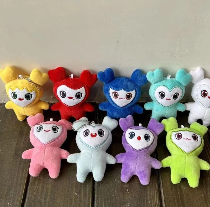 9pcs TWICE Plush Keychain Set – Cute K-Pop Cartoon Dolls for ONCE Fans – NEW